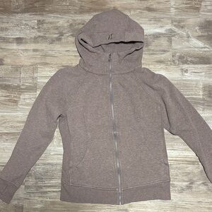 Lululemon Heathered Purple Zip-Up Hoodie